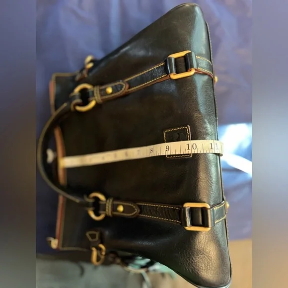 NWOT Dooney & Bourke Navy Florentine Leather Large Satchel - Picture 13 of 16